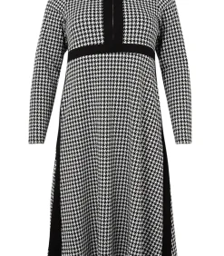 YOEK Dames Jurk print black Clearance