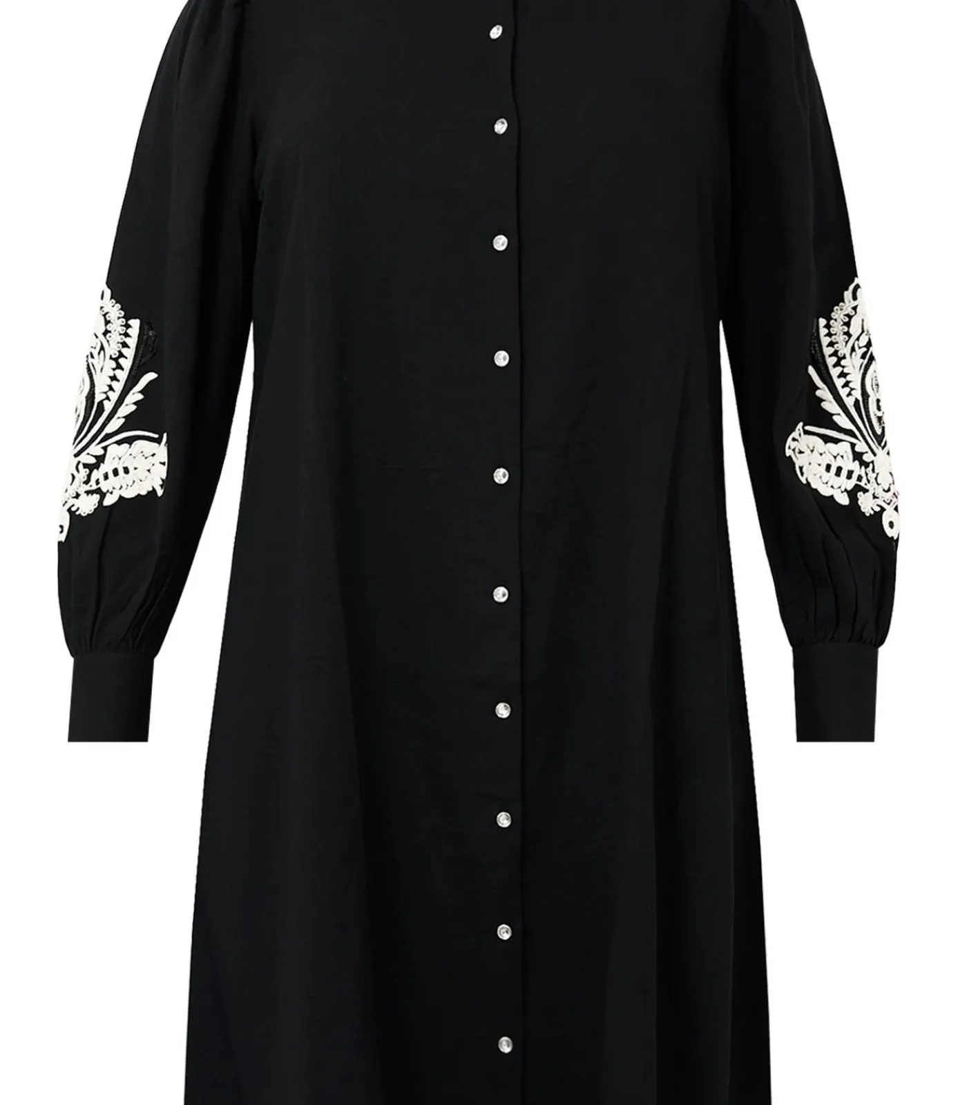 YOEK Dames Jurk print black Clearance