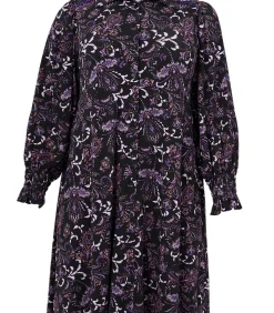 YOEK Dames Jurk print purple Sale
