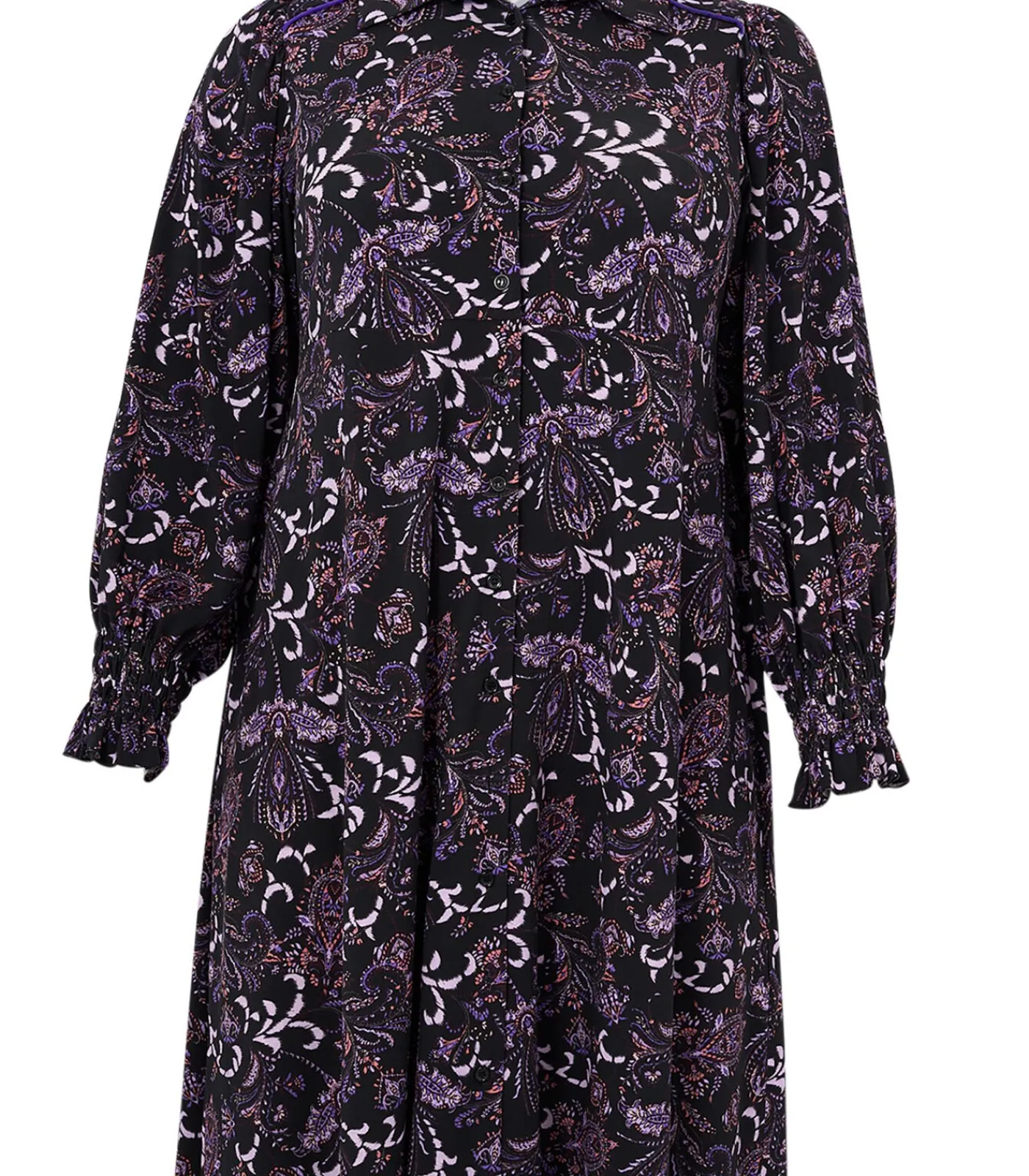 YOEK Dames Jurk print purple Sale