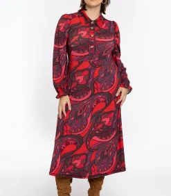 YOEK Dames Jurk print red Discount