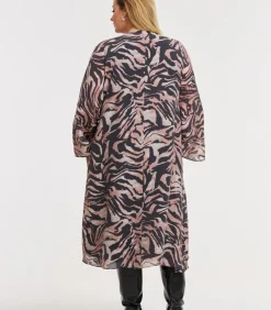 YOEK Dames Jurk print black Outlet
