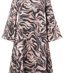 YOEK Dames Jurk print black Outlet