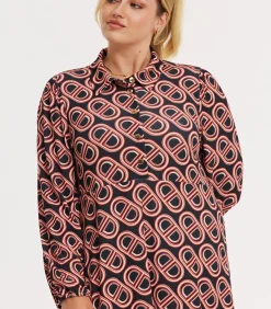 YOEK Dames JurkJacketJacket print black New