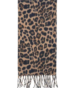 ISOTONER Dames sjaal met luipaard beige Sale