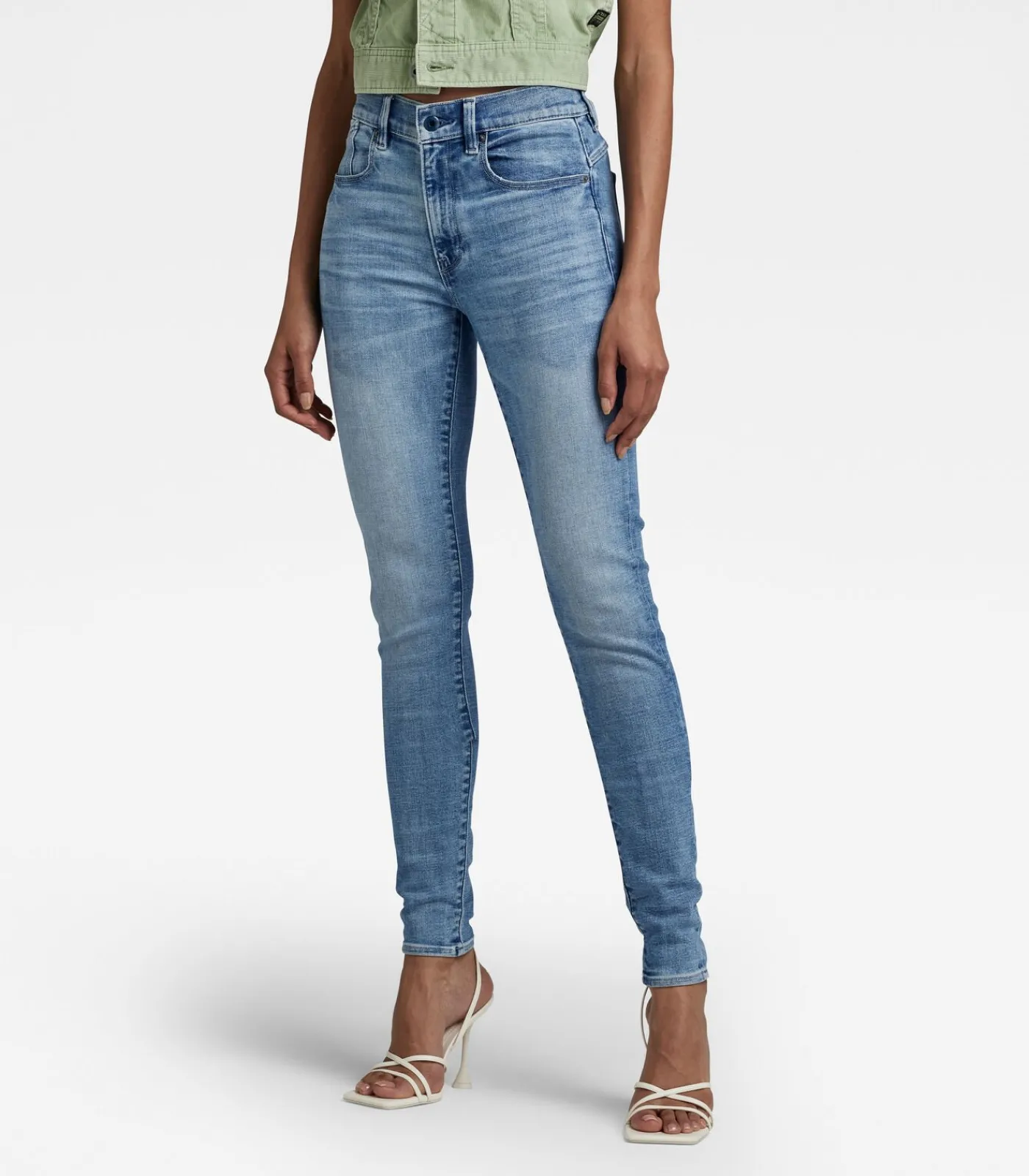 G-Star RAW Dames skinny jeans Lhana blue New