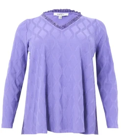 YOEK Dames Tuniek print lilac