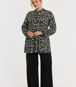 YOEK Dames Tuniek print black Hot