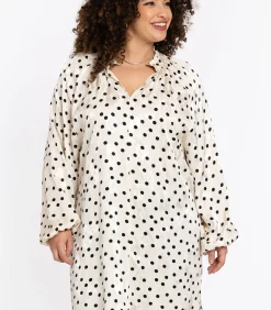 YOEK Dames Tuniek print lightBeige