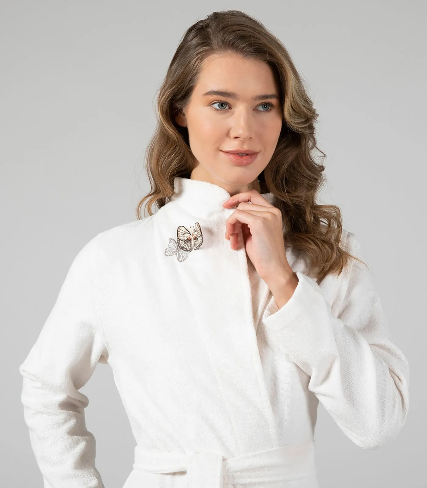 Chakra Damesbadjas Keila Ecru - L beige Sale
