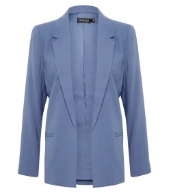 Soaked in Luxury Damesblazer met lange mouwen Shirley blue Sale