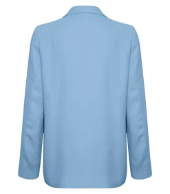 Soaked in Luxury Damesblazer met lange mouwen Shirley blue