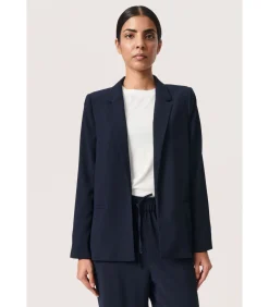 Soaked in Luxury Damesblazer met lange mouwen Shirley blue Discount