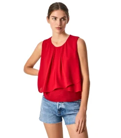 Pepe Jeans Damesblouse Imma red Clearance