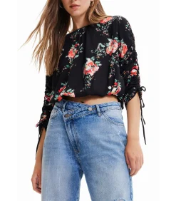 Desigual Damesblouse Keira black Sale