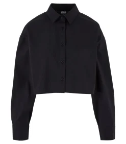 Urban Classics Damesblouse met oversized uitsnijding black