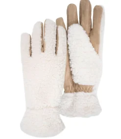 ISOTONER Dameshandschoenen sherpa crème creme Discount