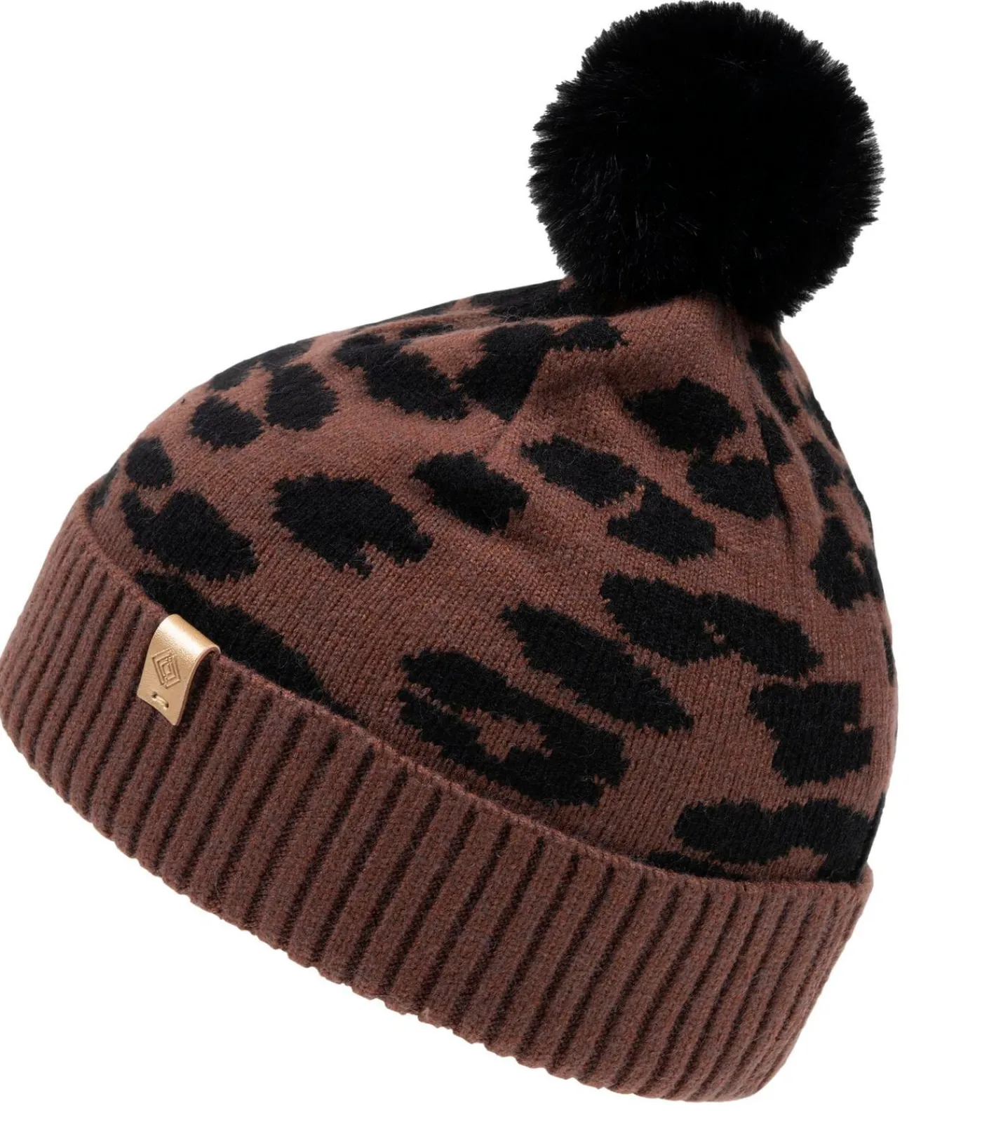 ISOTONER Dameshoed met zacht damespatroon brown Clearance