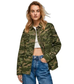 Pepe Jeans Damesjas Adele green Hot
