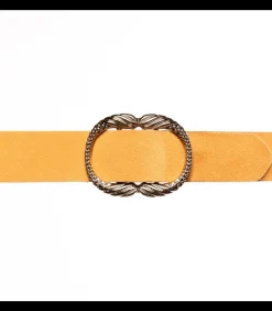 Fortex Damesriem Geel 4 cm yellow