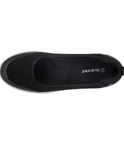 ISOTONER Damesslip ballerina's Zwart Gewatteerd black Discount