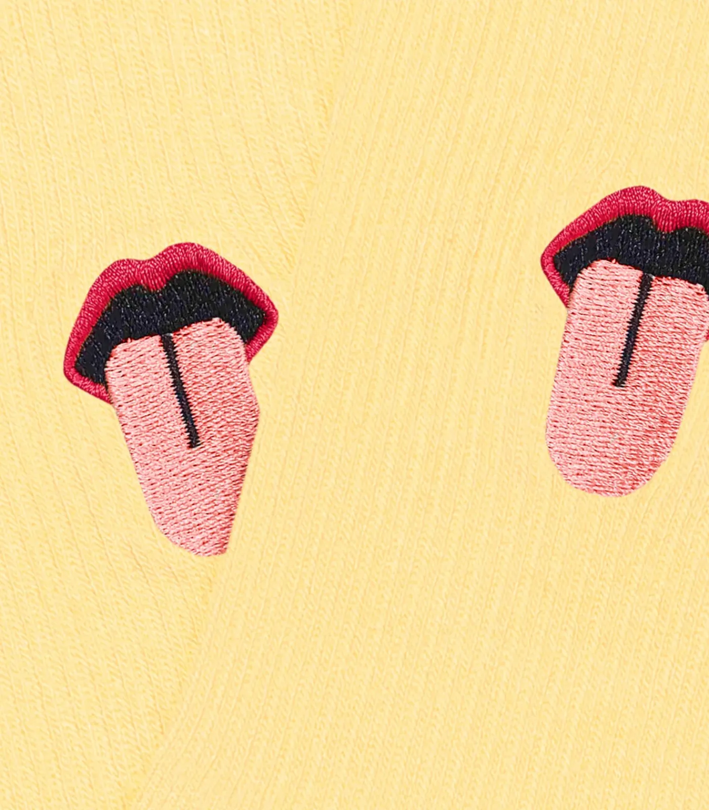 Jimmy Lion Damessokken Mouth yellow Online
