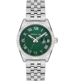 Cerruti 1881 Datum horloge Baccio Green - Silver green/silver New