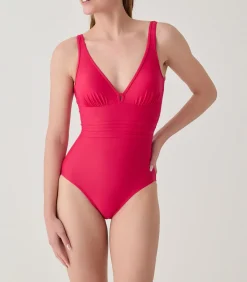Janine Robin 1-delig badpak met verstelbare cups Idylle neonPink Hot