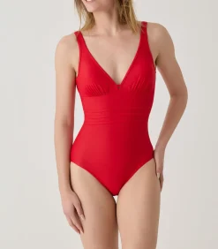 Janine Robin 1-delig badpak met verstelbare cups Idylle red Discount