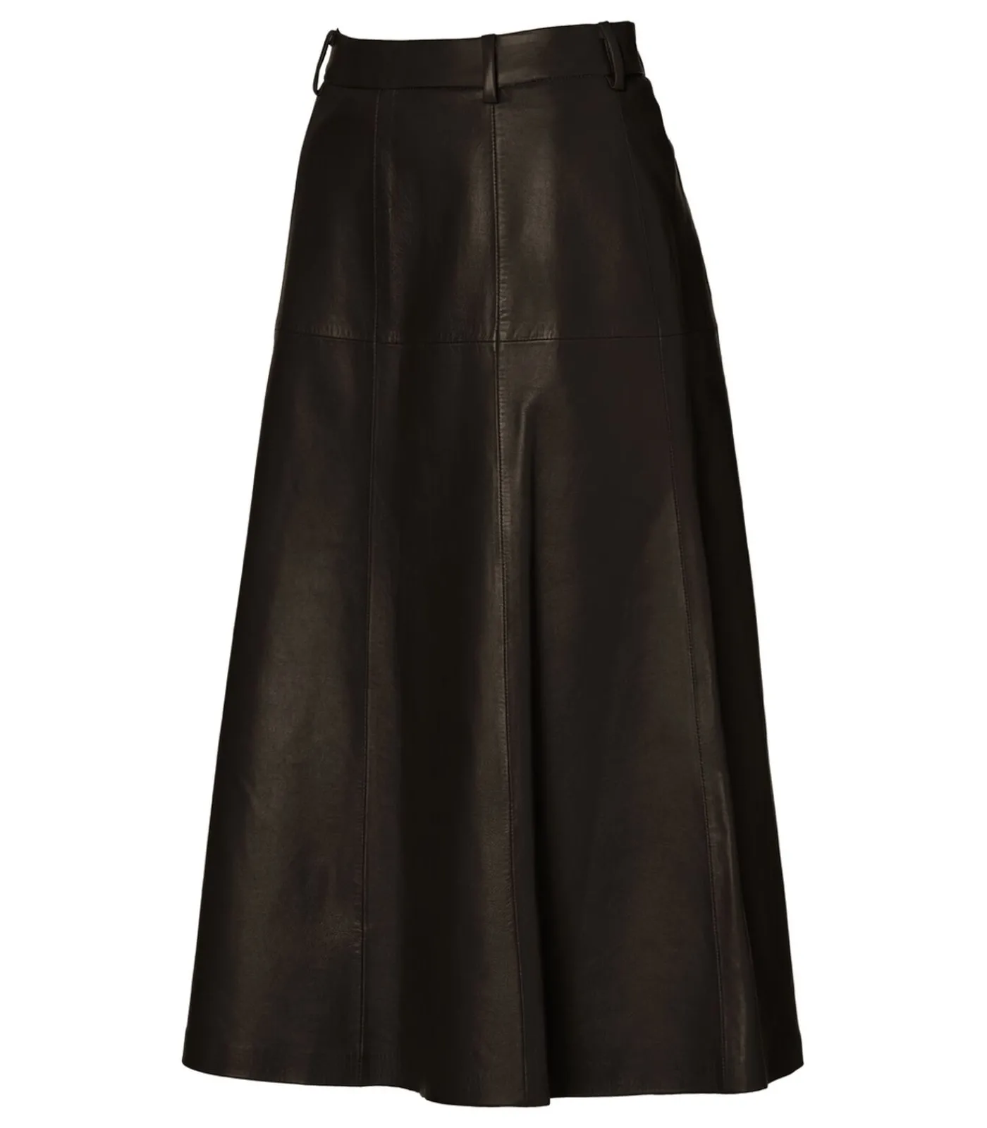 Mart Visser Delilah Leren Rok Donkerbruin darkBrown Best