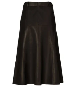 Mart Visser Delilah Leren Rok Donkerbruin darkBrown Best
