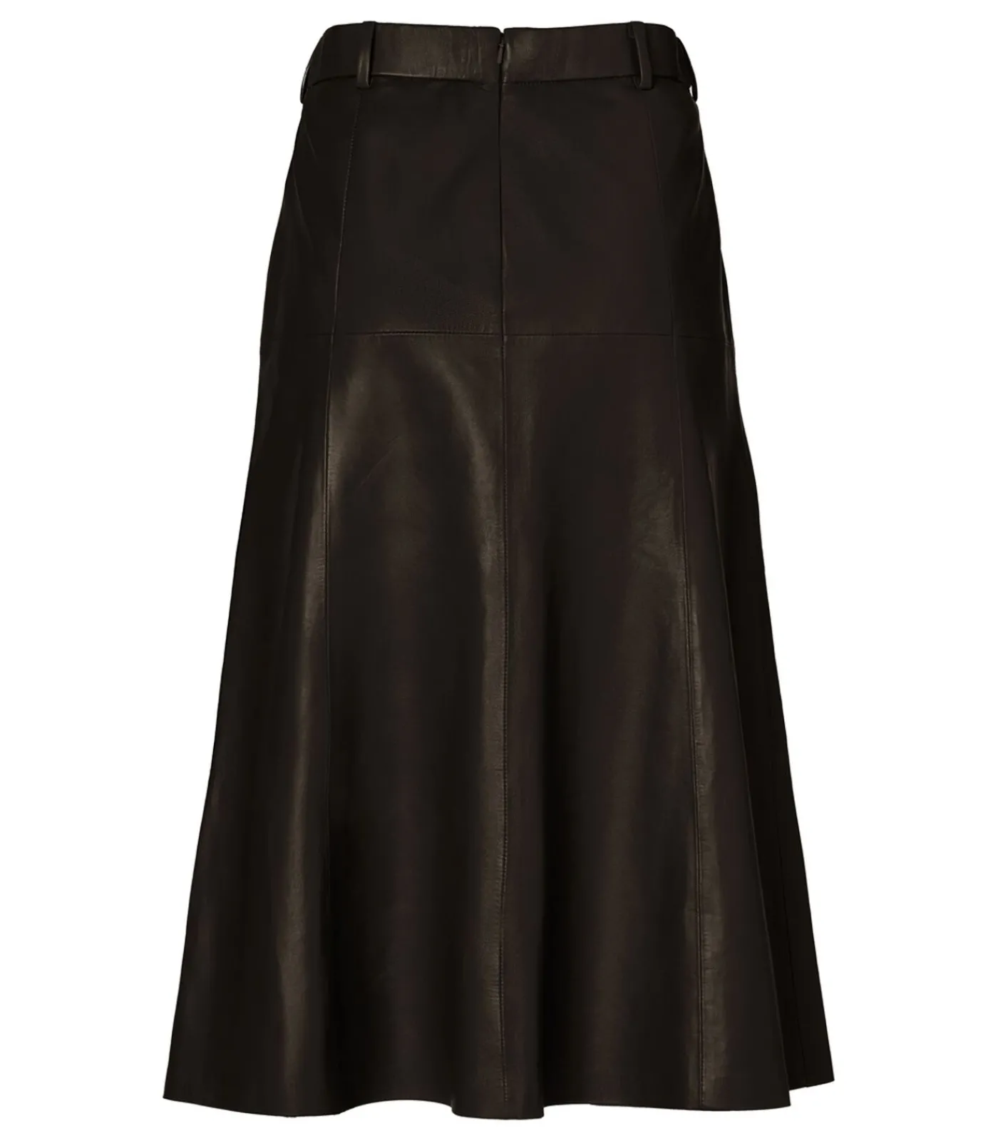 Mart Visser Delilah Leren Rok Donkerbruin darkBrown Best