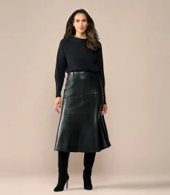 Mart Visser Delilah Leren Rok Zwart black Sale