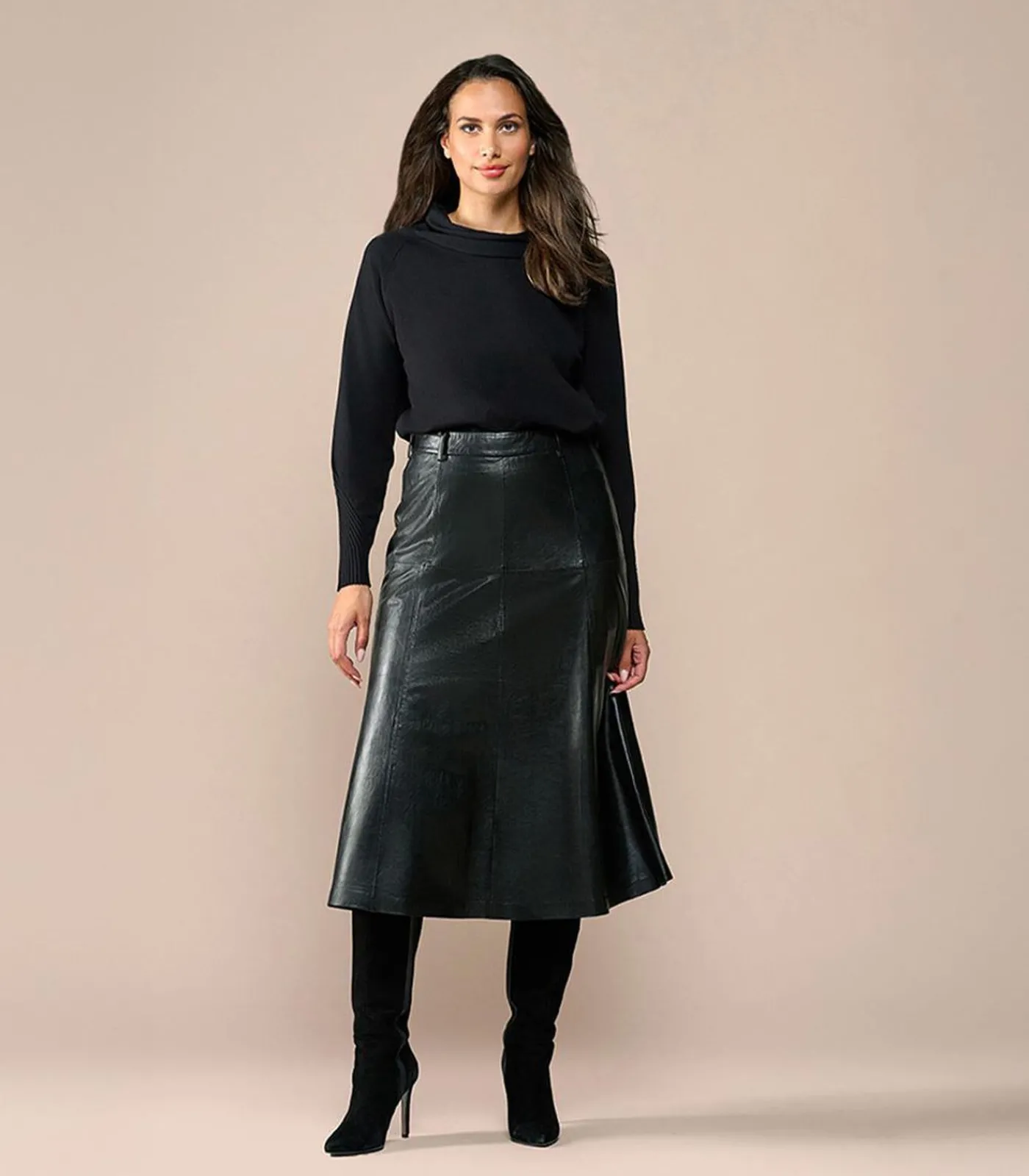 Mart Visser Delilah Leren Rok Zwart black Sale