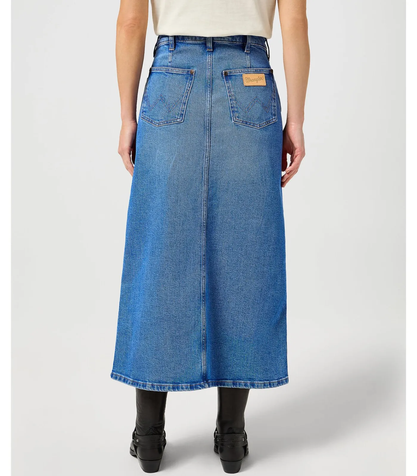 Wrangler Denim maxirok voor dames Once Loved blue