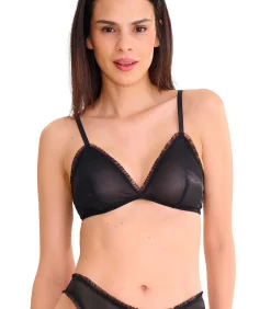 LISCA Driehoek beugel bh SHINY STAR black Discount
