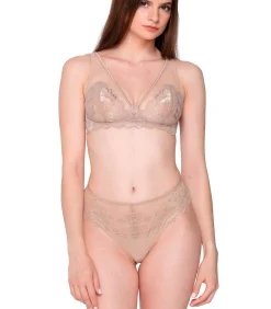 LUNA Driehoekbeha met beugel PANDORA beige Best