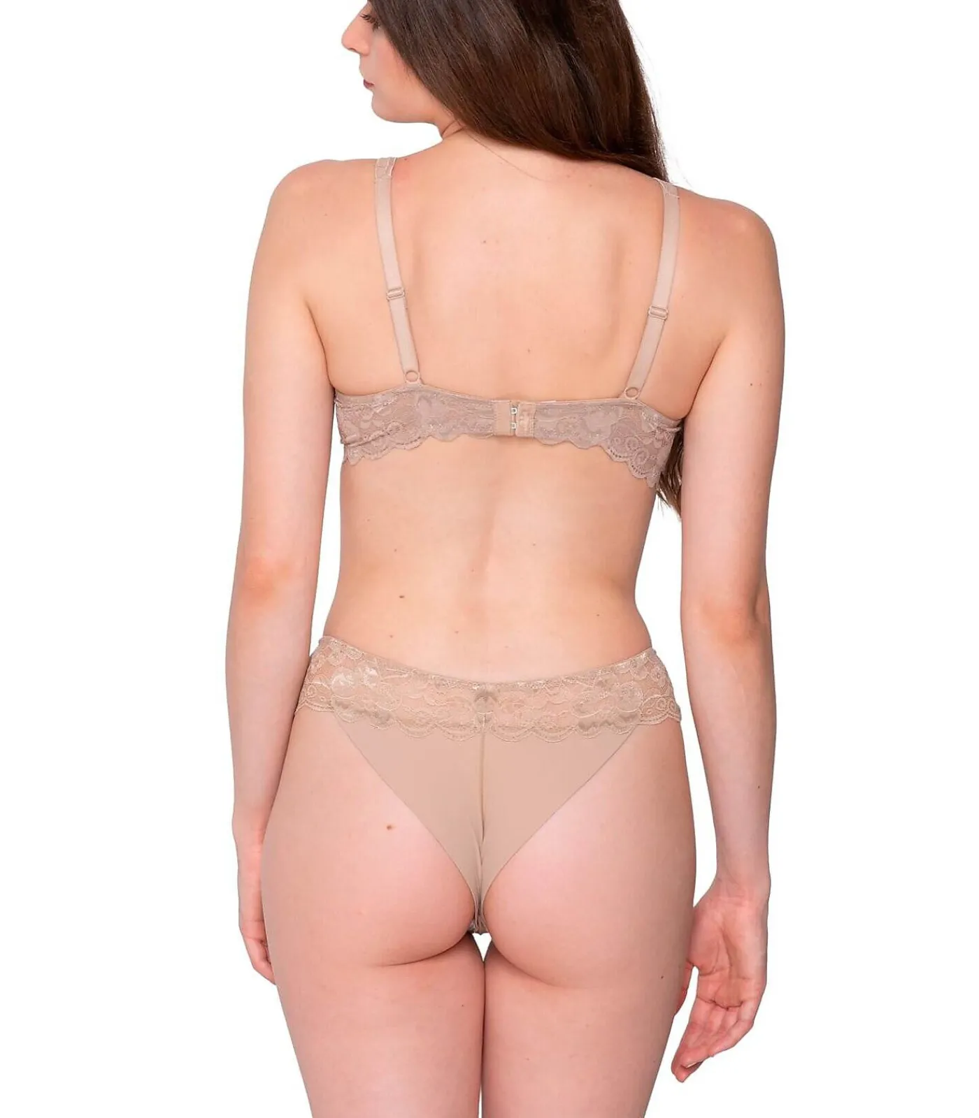 LUNA Driehoekbeha met beugel PANDORA beige Best