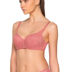 LUNA Driekwart balconnet bh PEARL pink