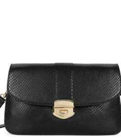 LANCASTER Dubbele etui - Python Fia black Sale