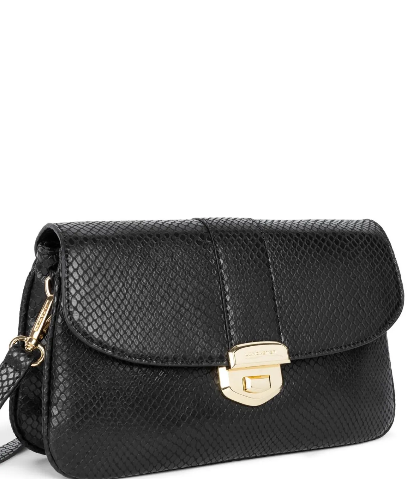 LANCASTER Dubbele etui - Python Fia black Sale