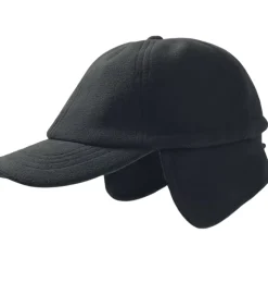 Atlantis Headwear EAR FLAPS - Baseball Pet - Zwart black