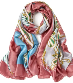 V1969 Easy Belts Zijden Stola - Roze / 180x90cm / 100% Zijde pink Best