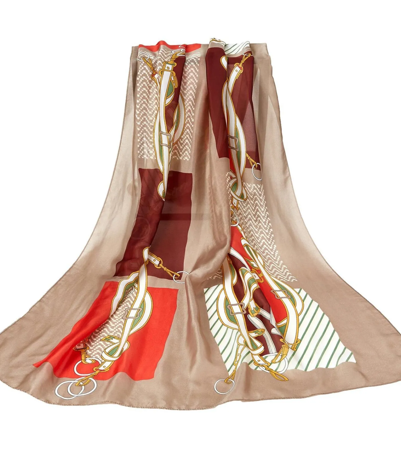 V1969 Easy Belts Zijden Stola - Roze / 180x90cm / 100% Zijde pink Best