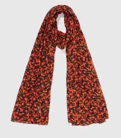 La Fiancée Ecovero AURELIA grote sjaal met print strawberryRed Online