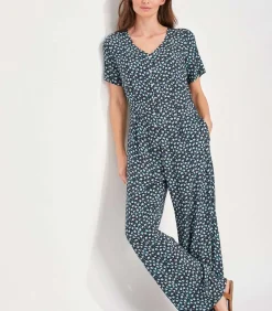 La Fiancée ecovero MAYZI vloeibare jumpsuit black Outlet