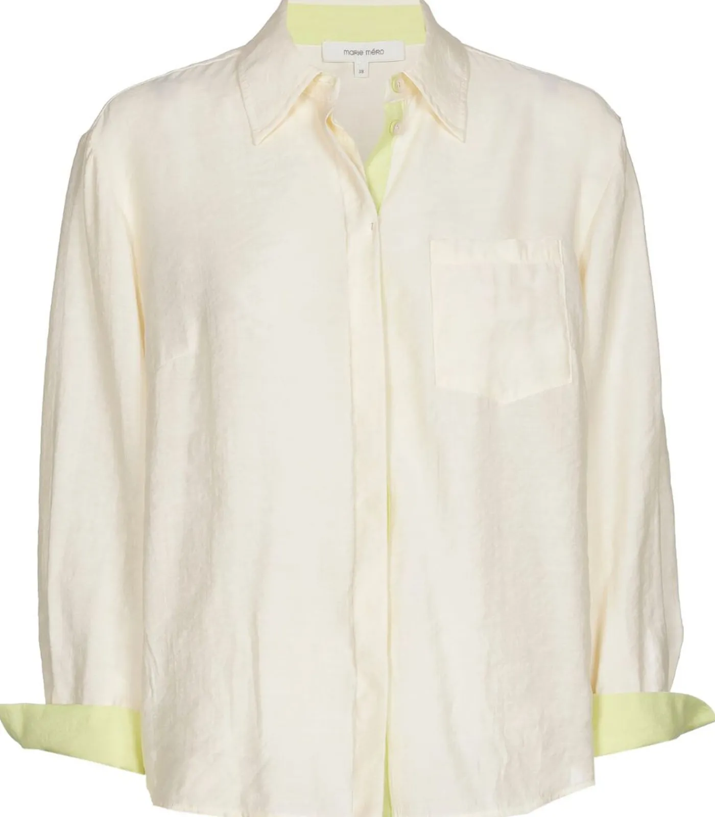 Marie Méro Ecru bloes in loose fit creme New
