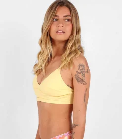 Oxbow Effen en gedrapeerde bh NORONHA yellow Online