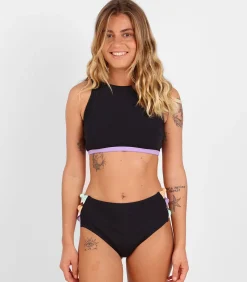 Oxbow Effen hoge bh BAHIA black