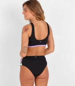 Oxbow Effen hoge bh BAHIA black